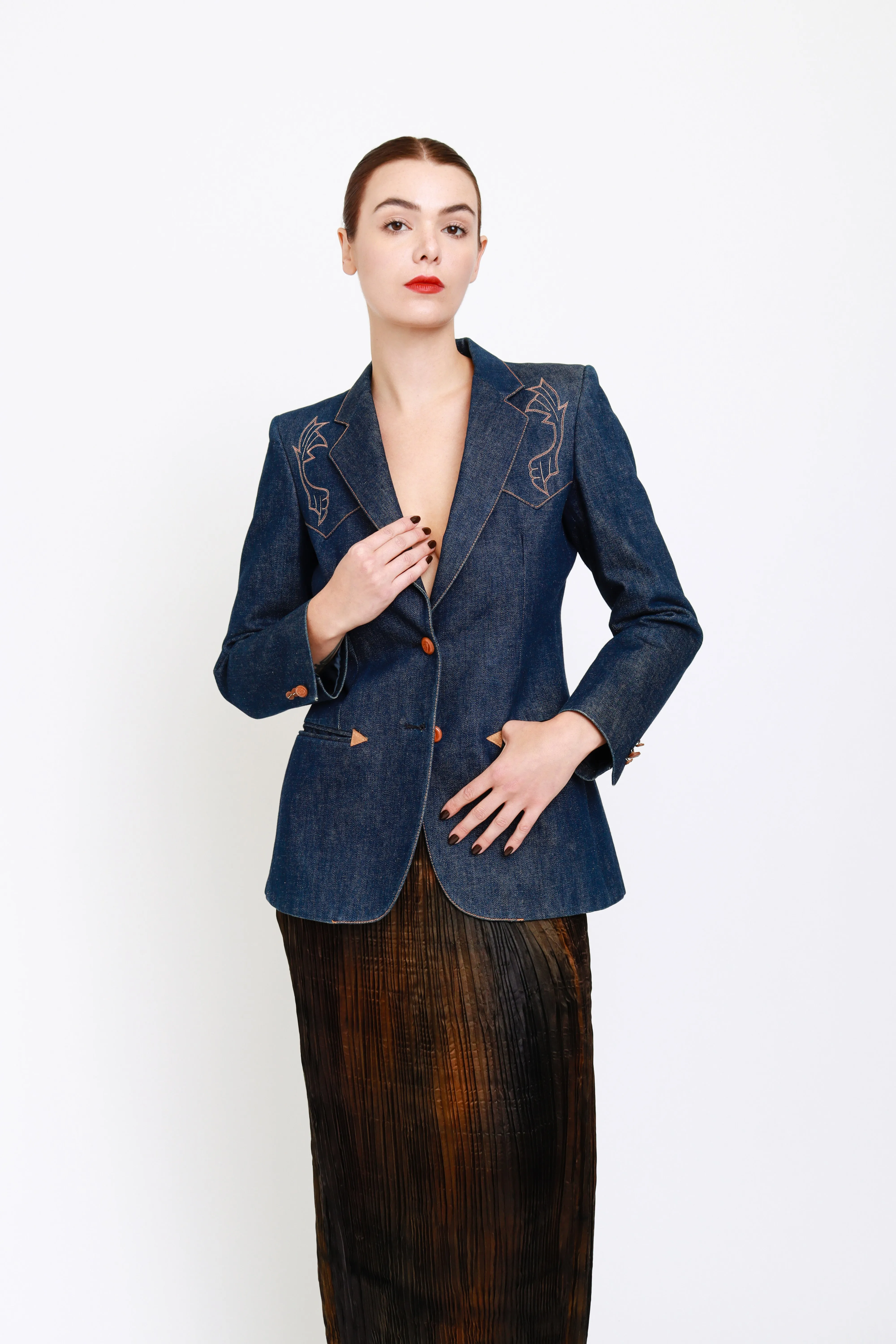 Cowboy Collection Denim Blazer