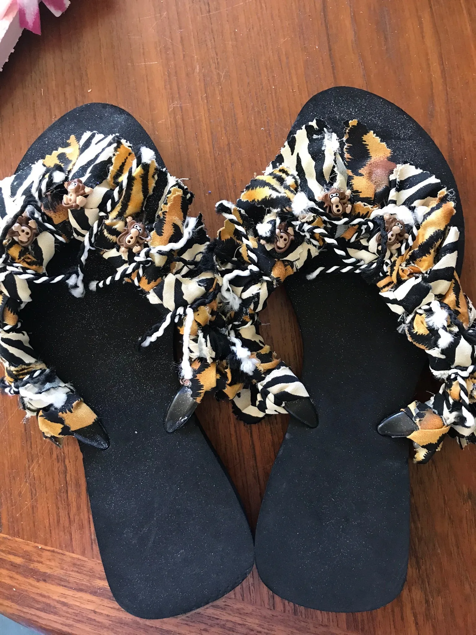 Custom Rag Flip Flops