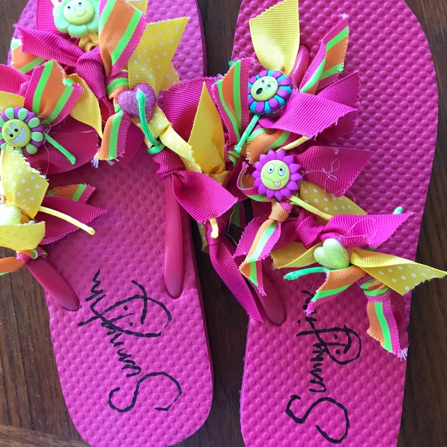 Custom Rag Flip Flops