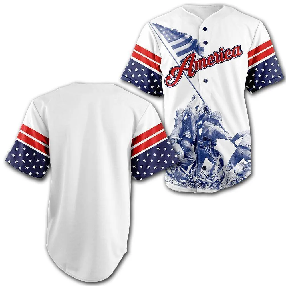 Custom Team America Baseball Jersey