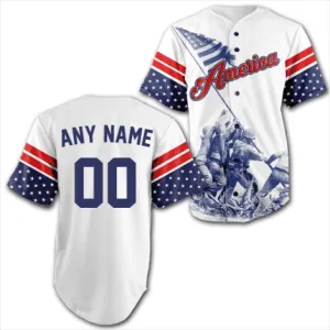 Custom Team America Baseball Jersey