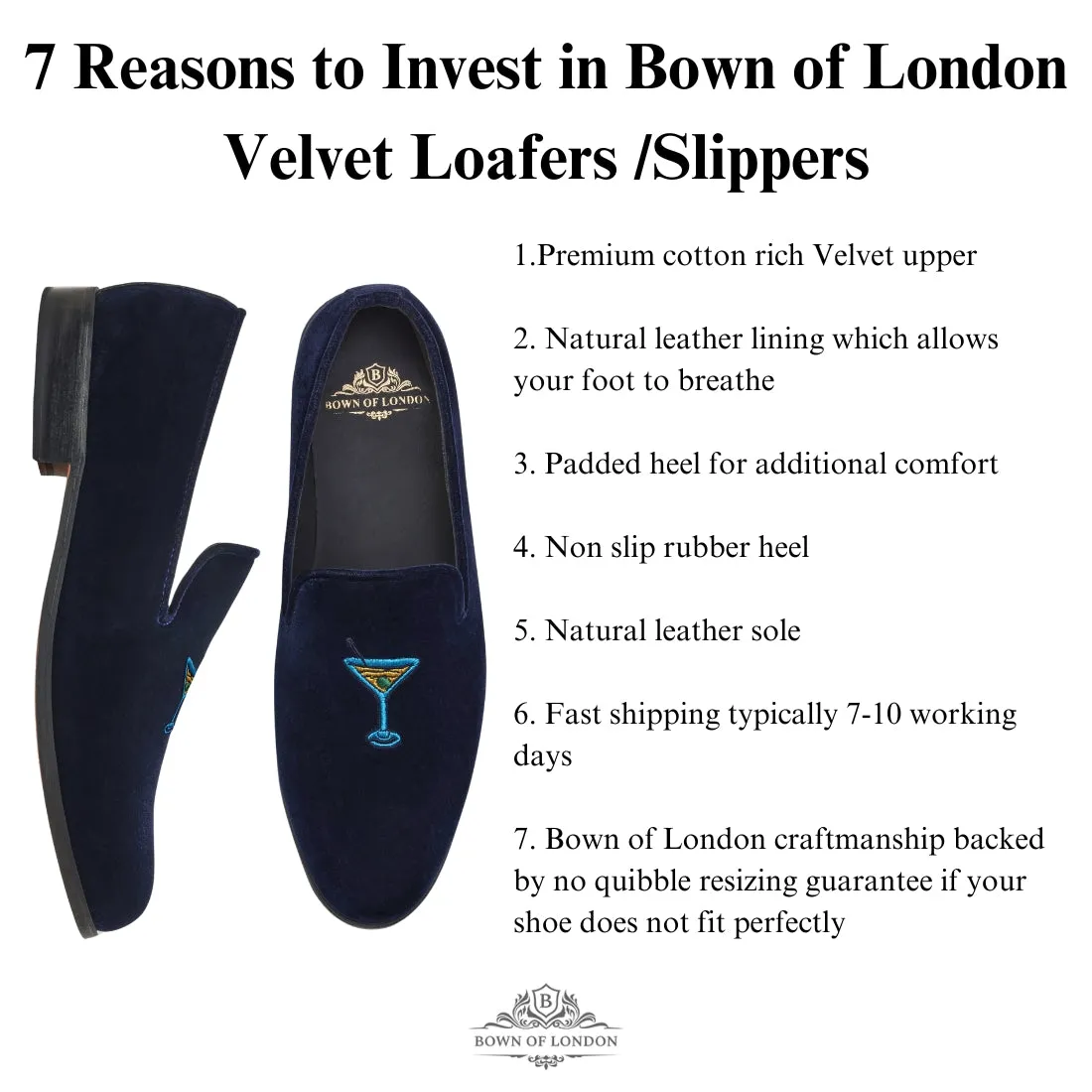 Custom Velvet Loafer/Slipper Shoe