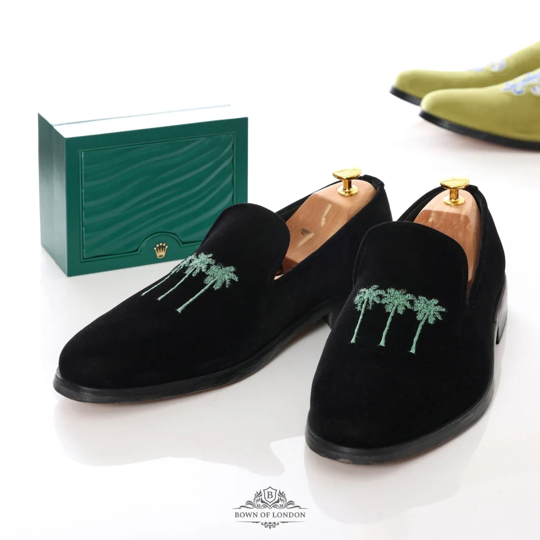 Custom Velvet Loafer/Slipper Shoe
