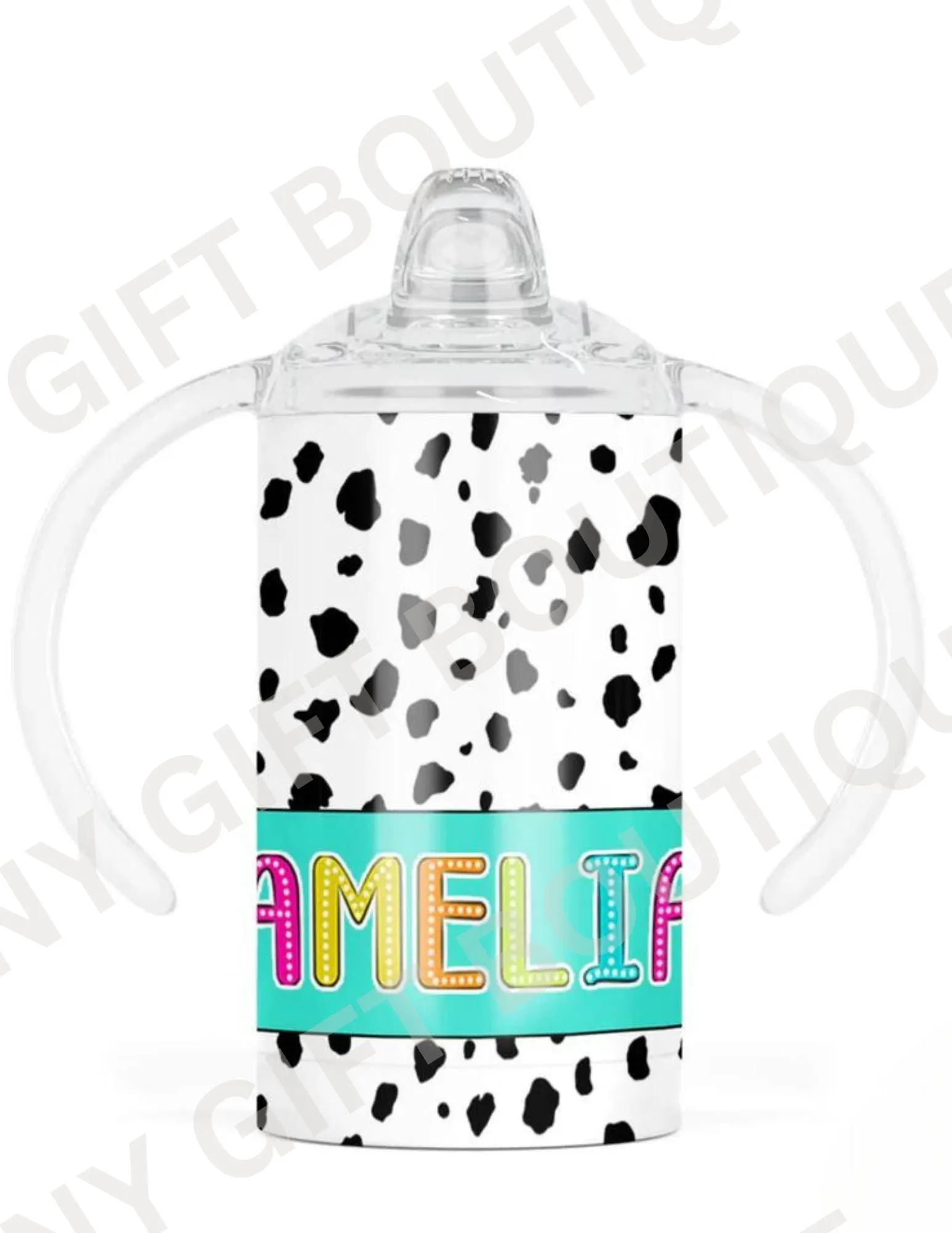 Dalmatian Dots Personalized Tumblers