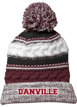 Danville Basketball Pom Pom Beanie
