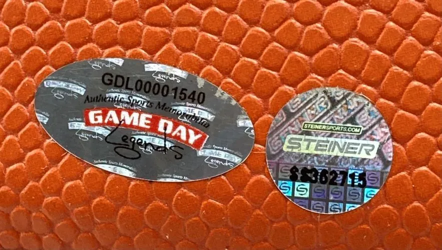 Deandre Ayton Trailblazers Signed Spalding NBA I/O Basketball Steiner Sports