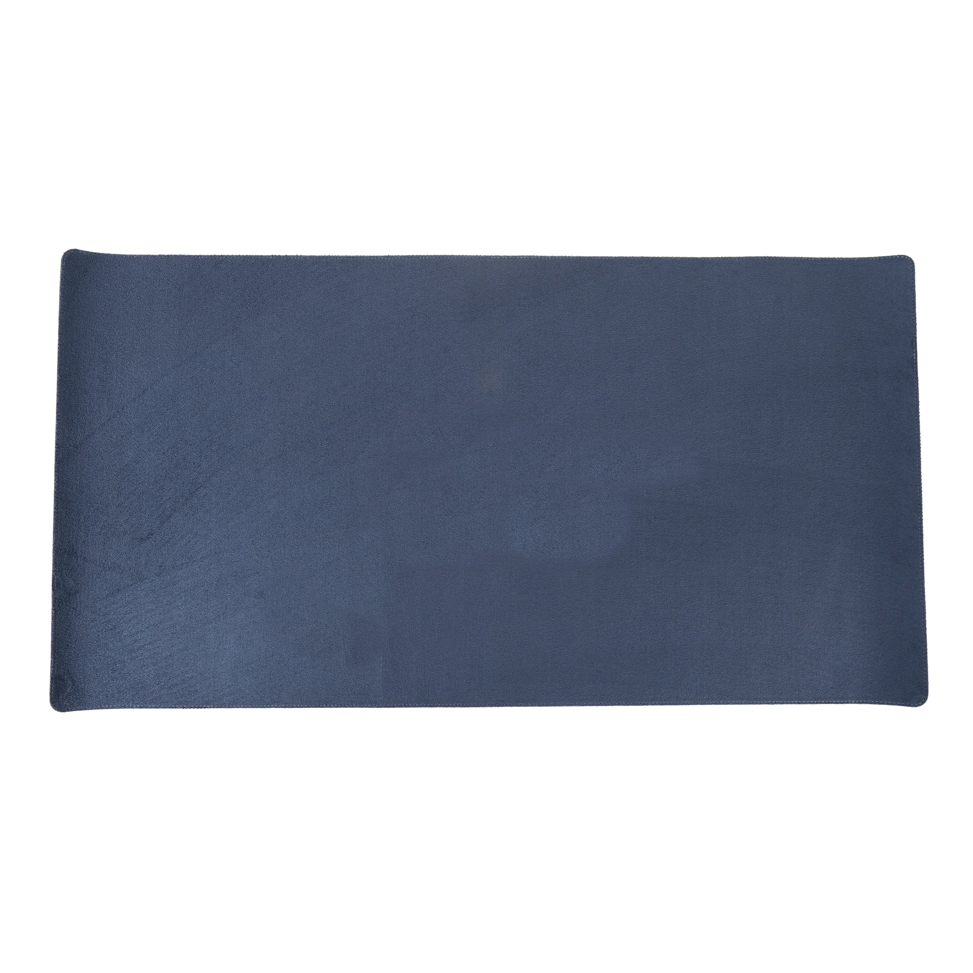 DelfiCase Genuine Blue Leather Deskmat, Computer Pad, Office Desk Pad