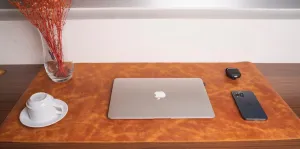 DelfiCase Leather Deskmat, Office Desk Pad Chris