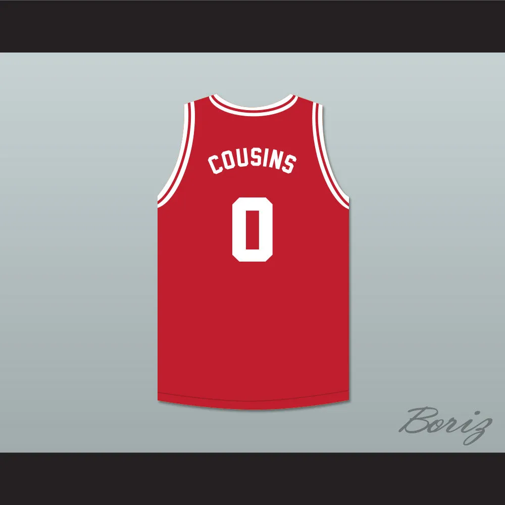 DeMarcus Cousins 0 Tijuana Piranhas Red Basketball Jersey Mexican Expansion Team