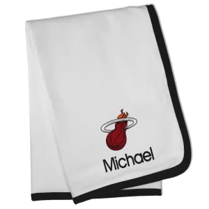 Designs by Chad and Jake Miami HEAT Custom Knit Baby Blanket