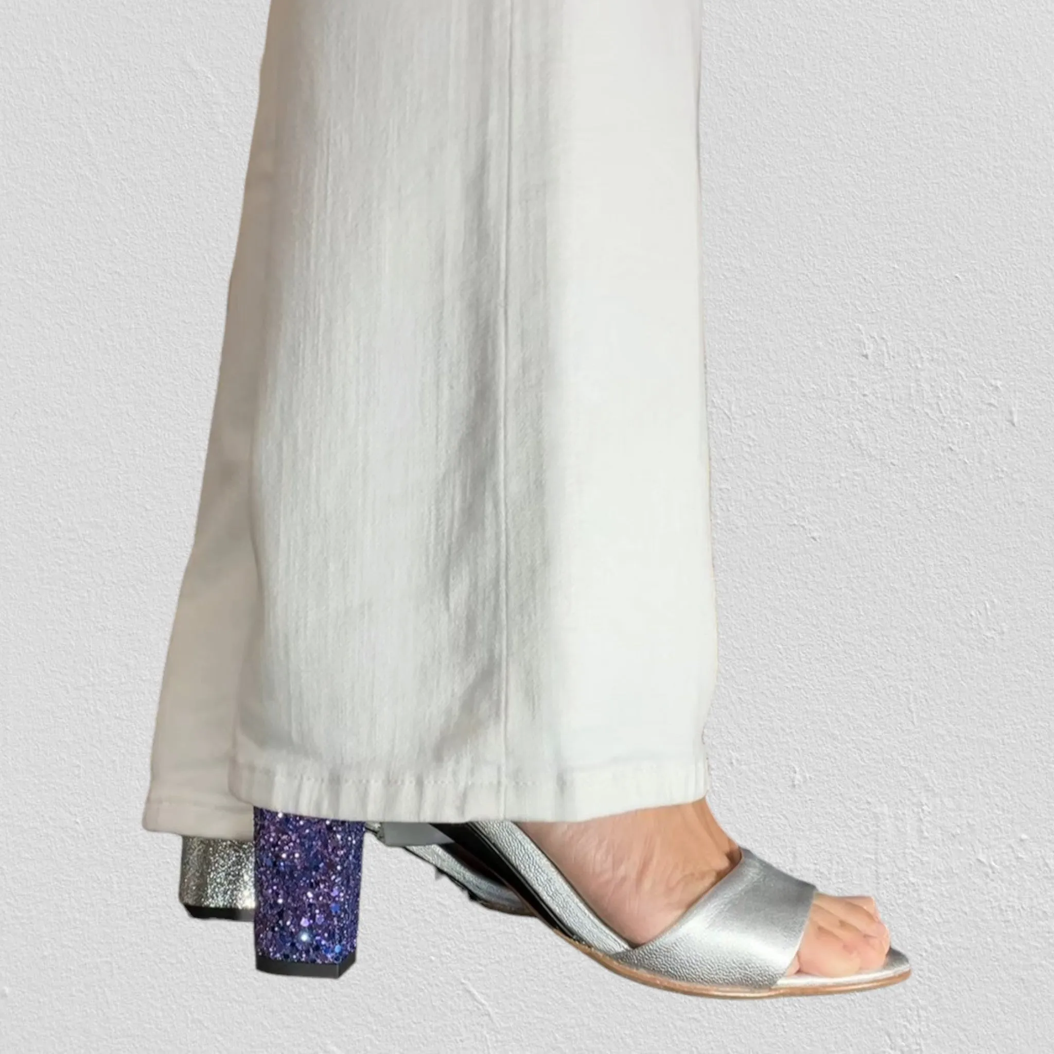 Deyi Silver Metallic Sandal
