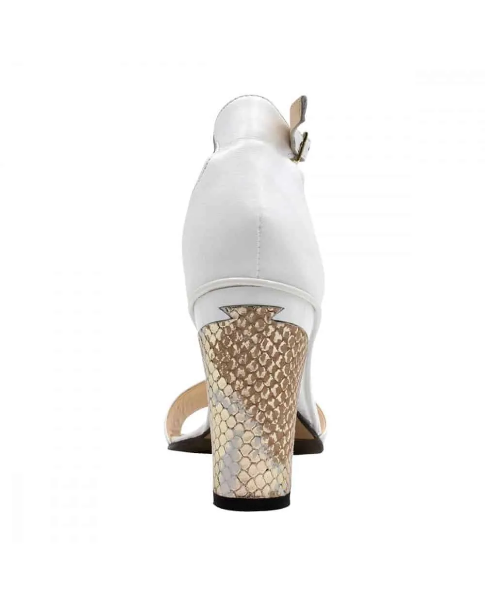 Deyi Silver Metallic Sandal