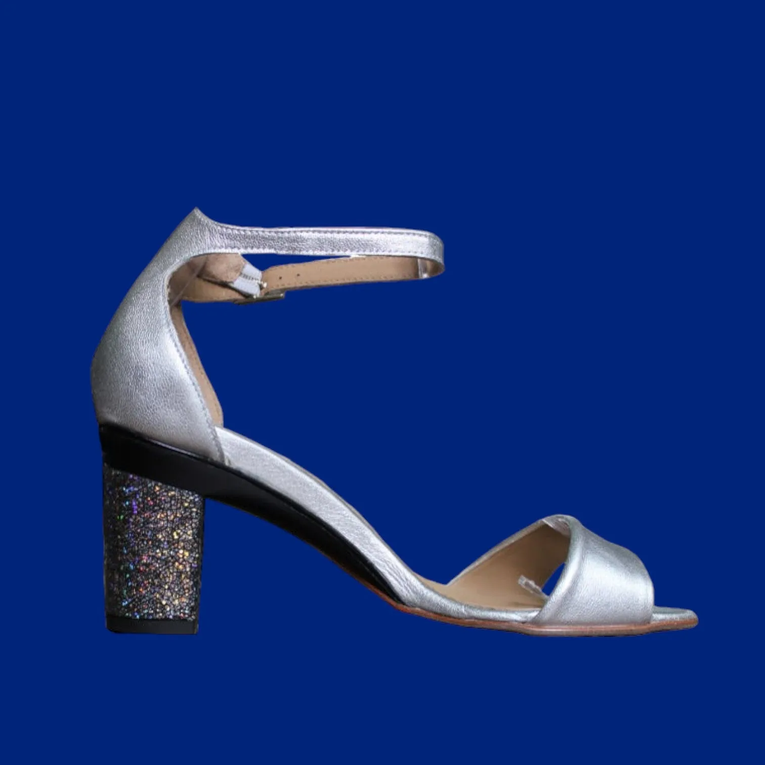 Deyi Silver Metallic Sandal