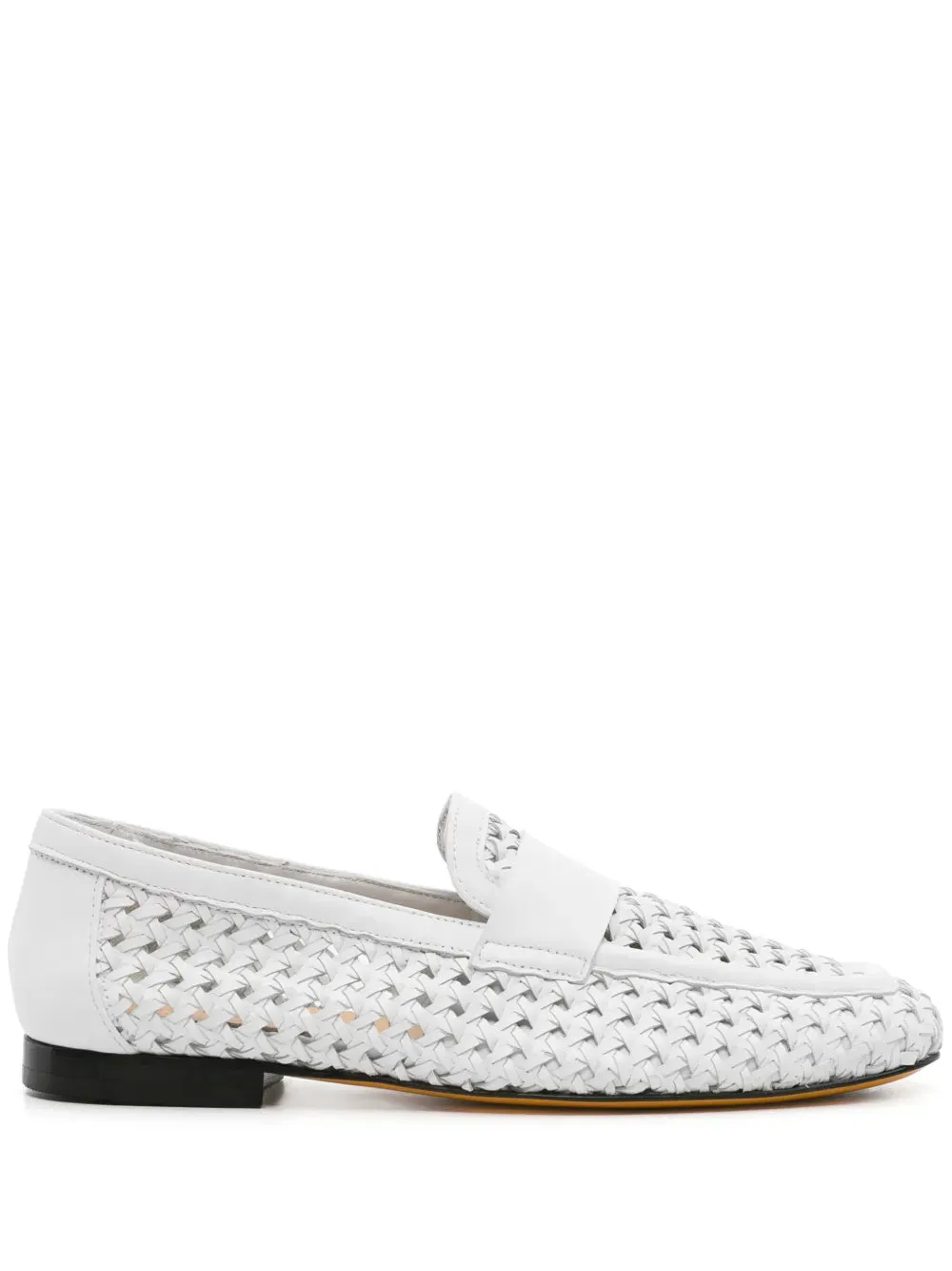 Doucal's interwoven leather loafers