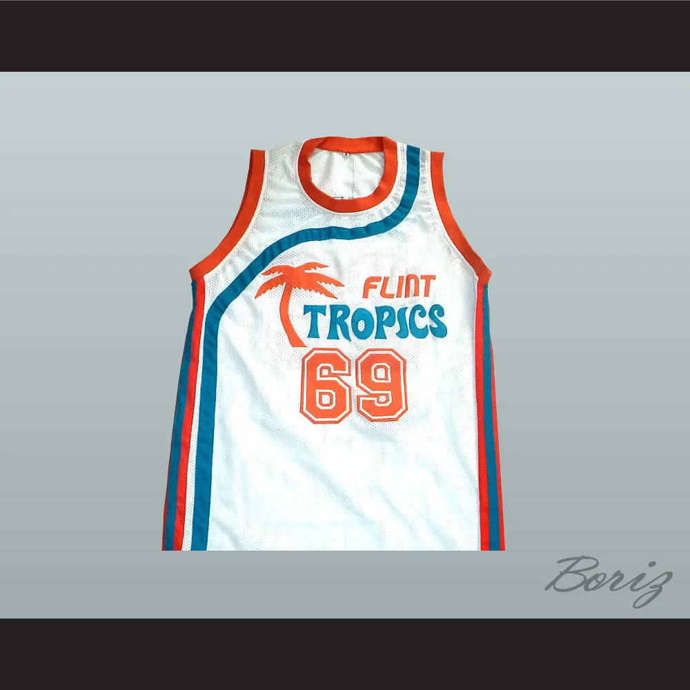 Downtown "Funky Stuff" Malone 69 Flint Tropics Semi Pro Team Basketball Jersey