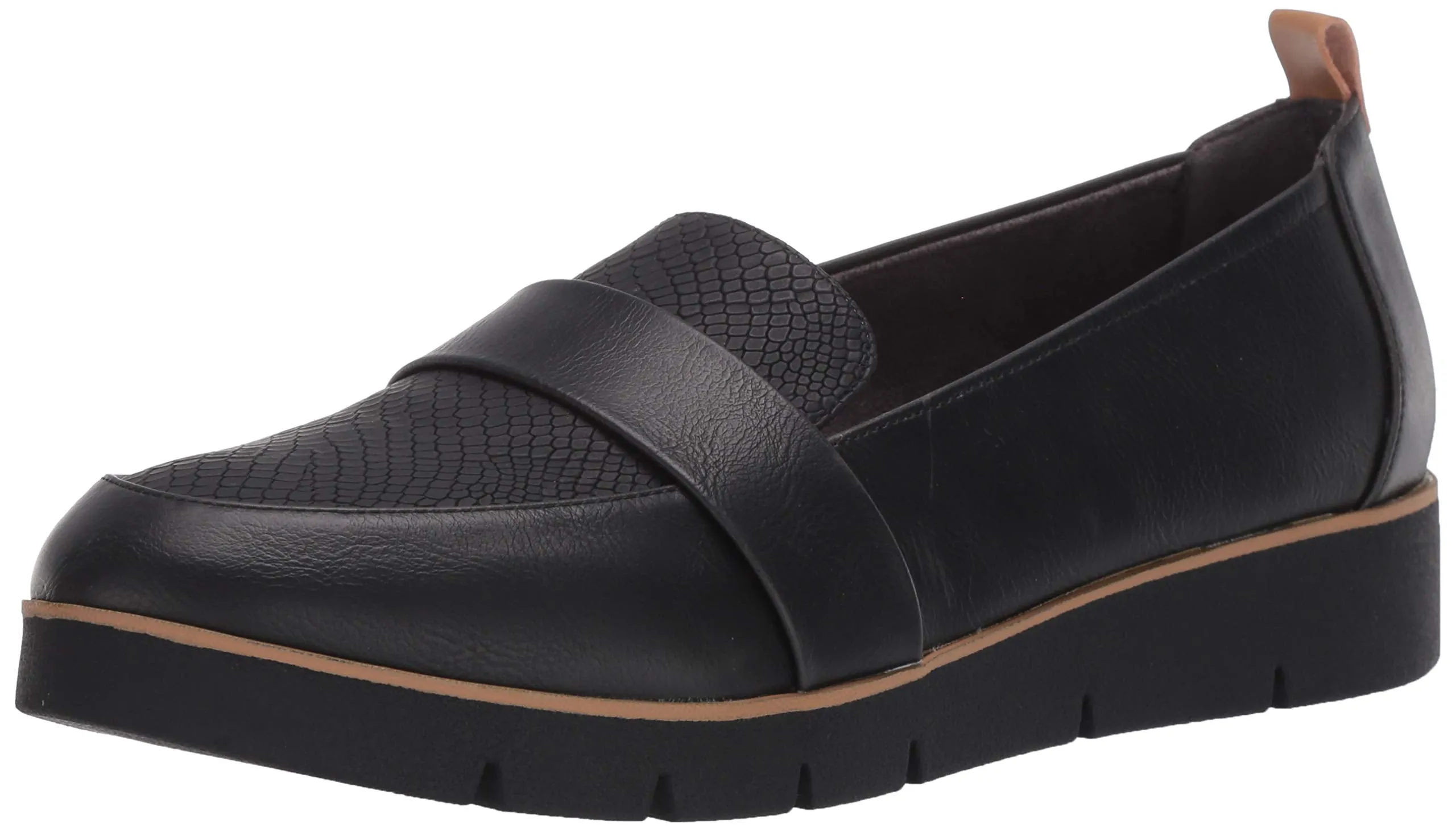 Dr. Scholl's Shoes Women's Webster Slip On Loafer, Black, 10 Wide US