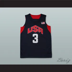 Dwyane Wade 3 Team USA Basketball Jersey