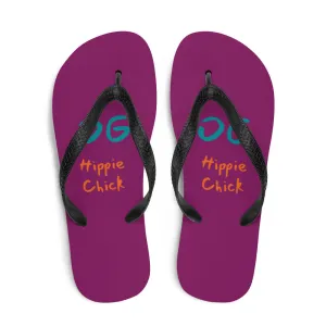 Eggplant Flip-Flops