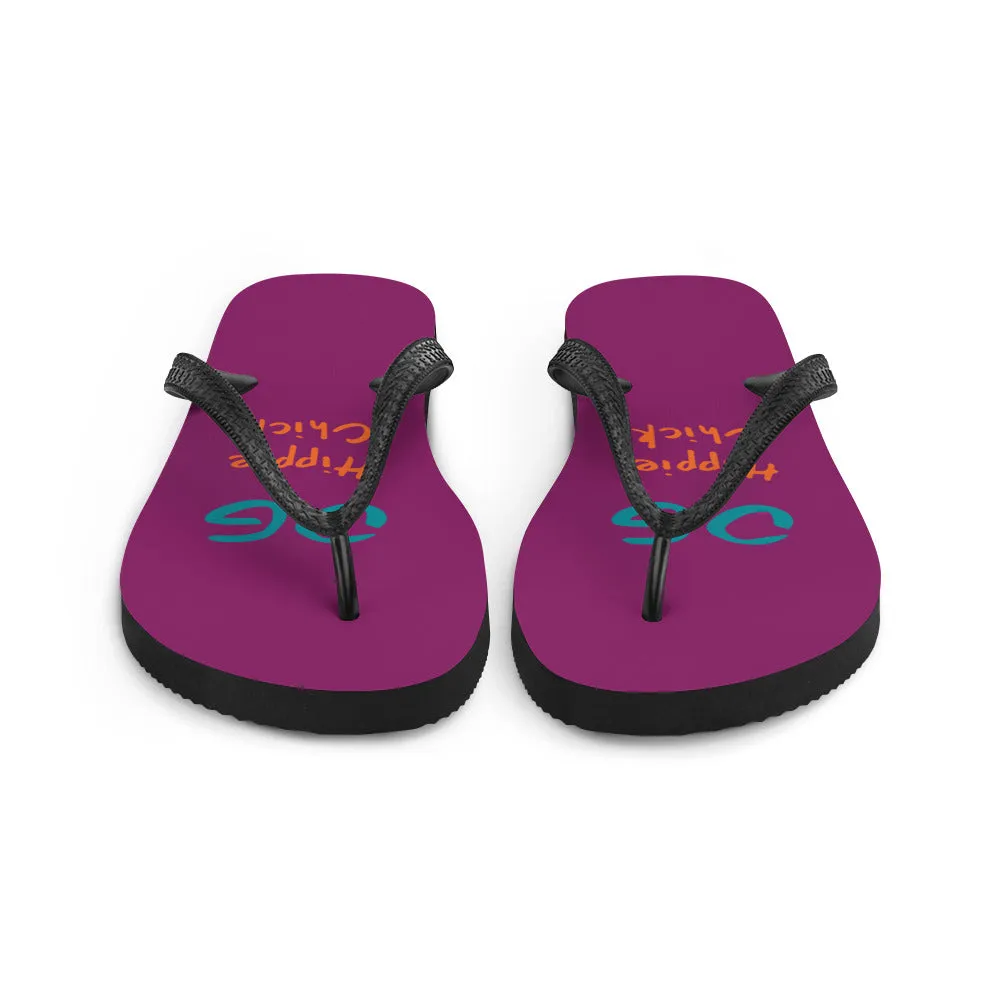 Eggplant Flip-Flops