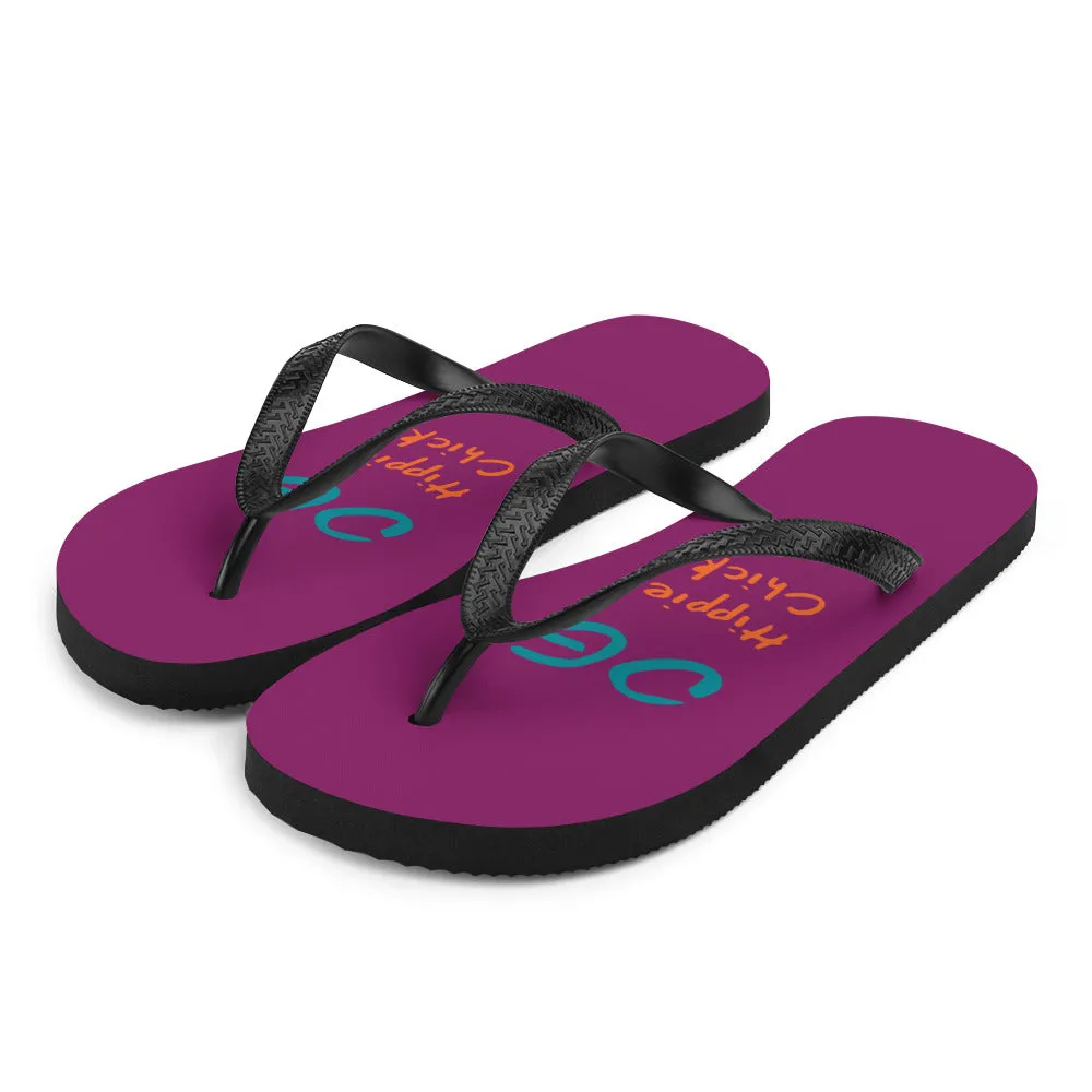 Eggplant Flip-Flops