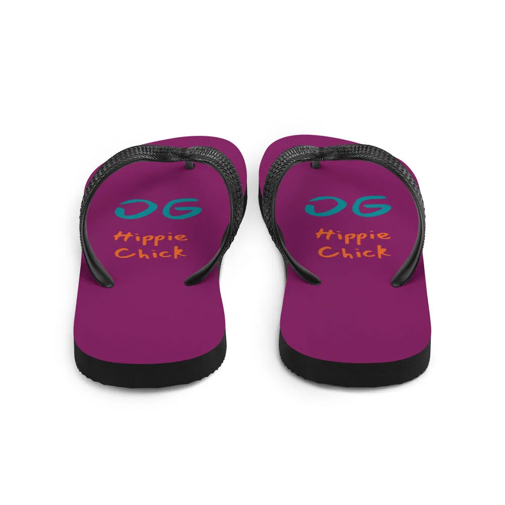 Eggplant Flip-Flops