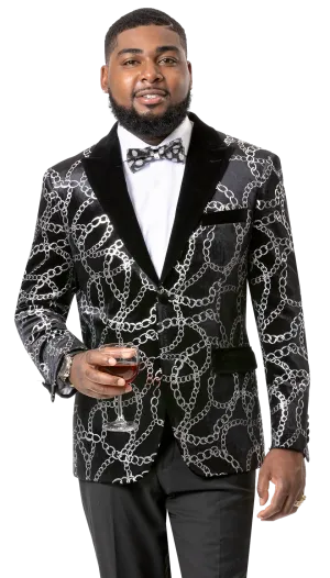 EJ Samuel Black Blazer J123