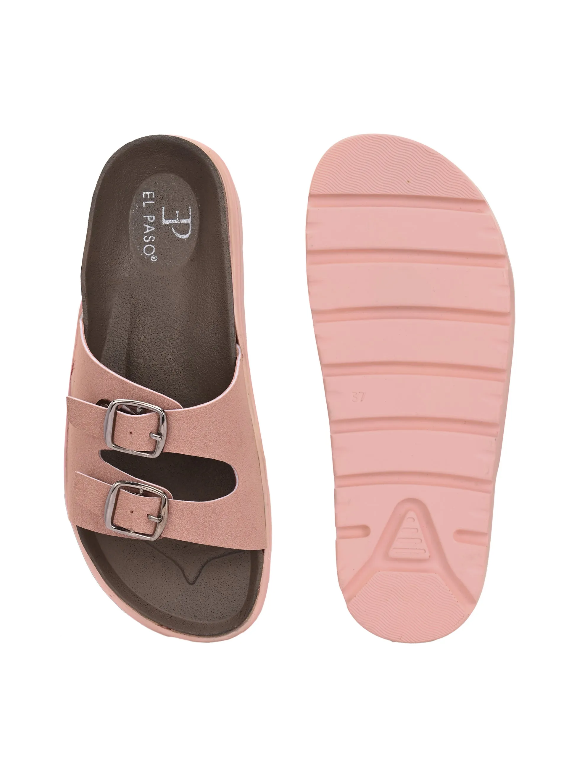 El Paso Women Open Toe Comfort Heel Sandals