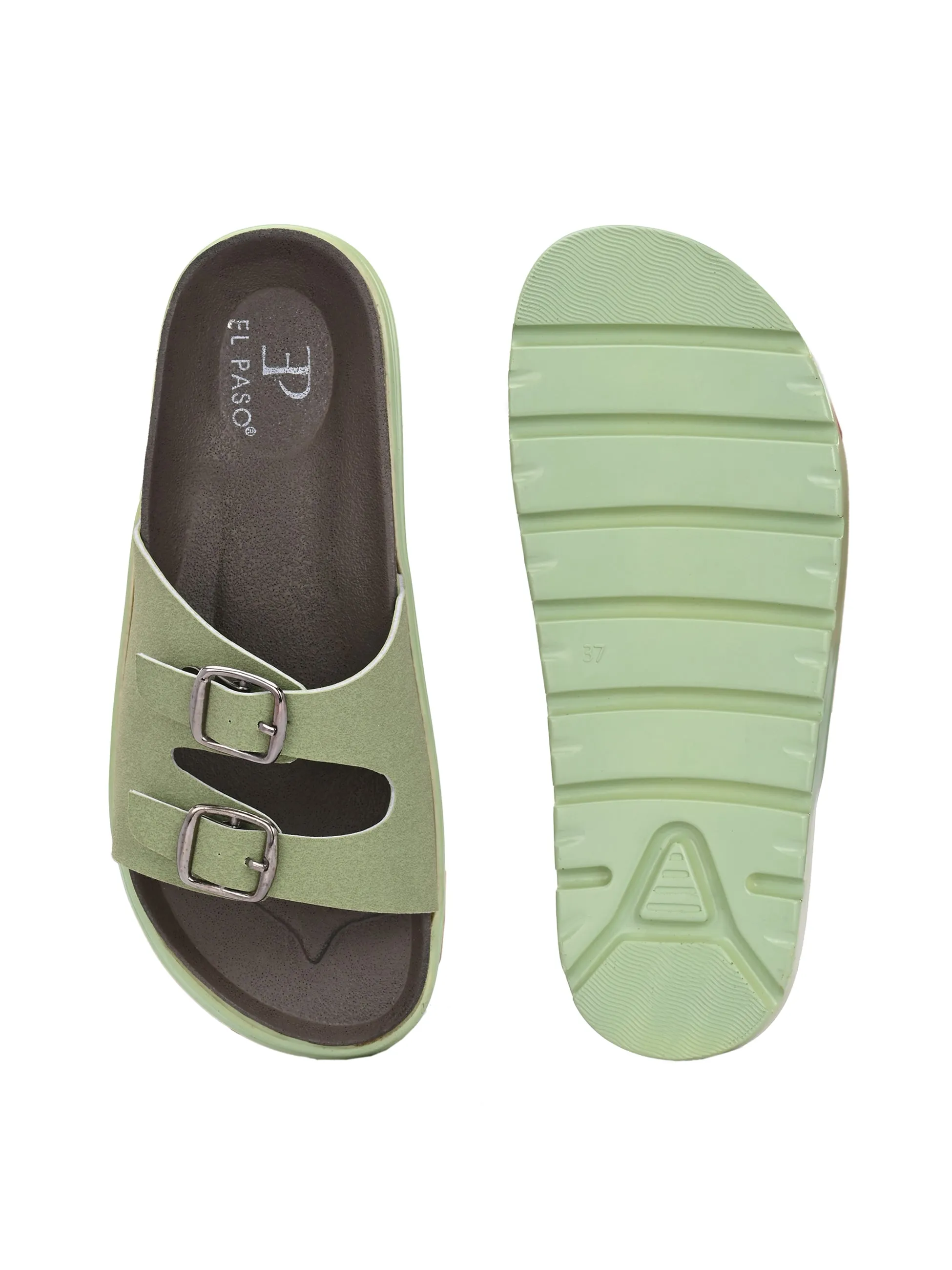 El Paso Women Open Toe Comfort Heel Sandals