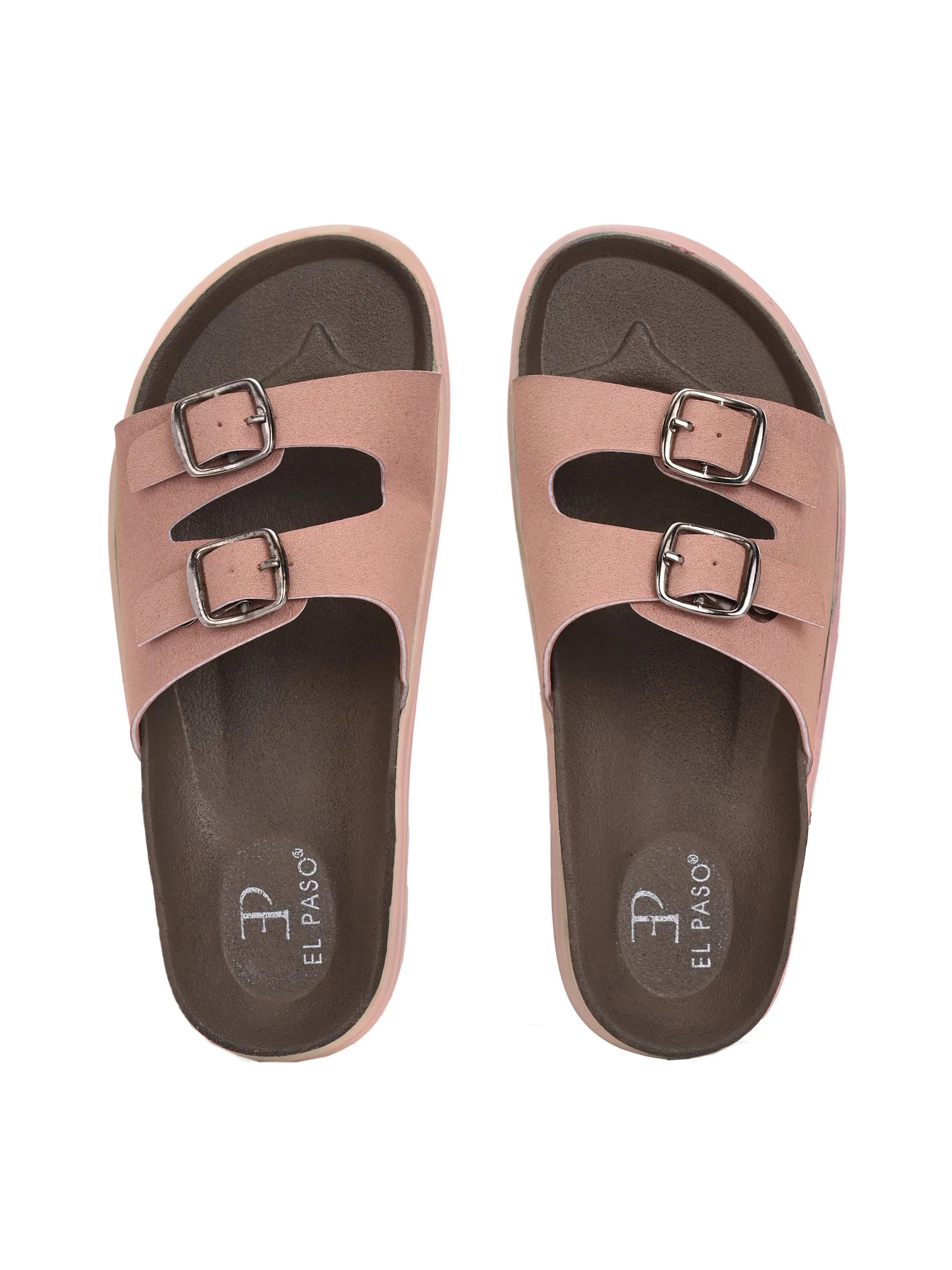 El Paso Women Open Toe Comfort Heel Sandals
