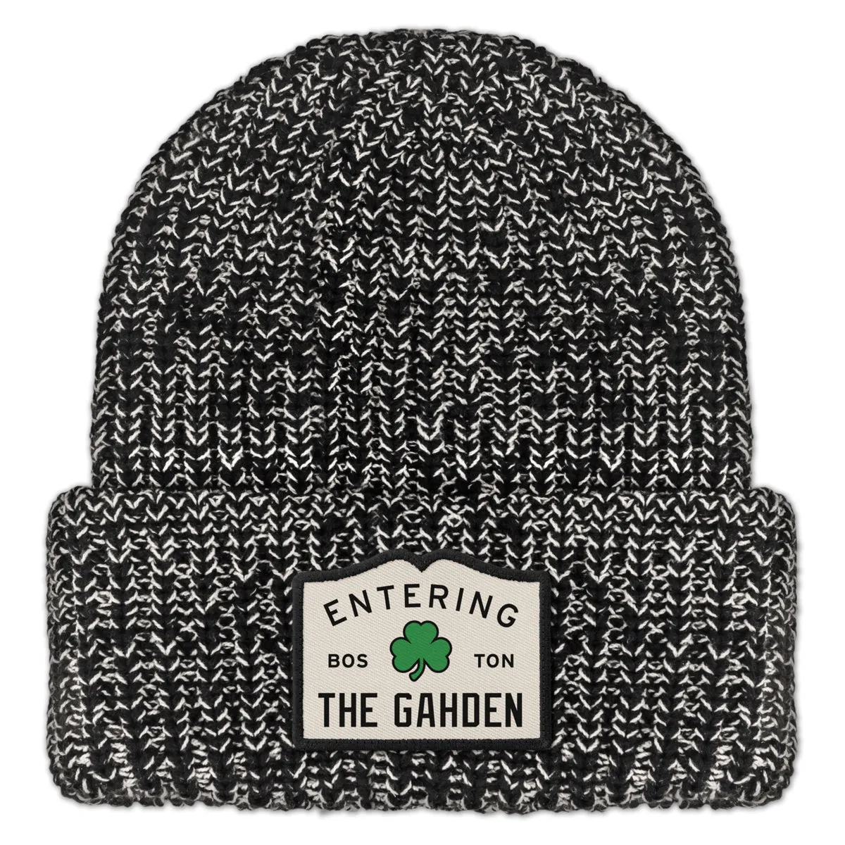 Entering The Gahden Shamrock Patch Chunky Knit