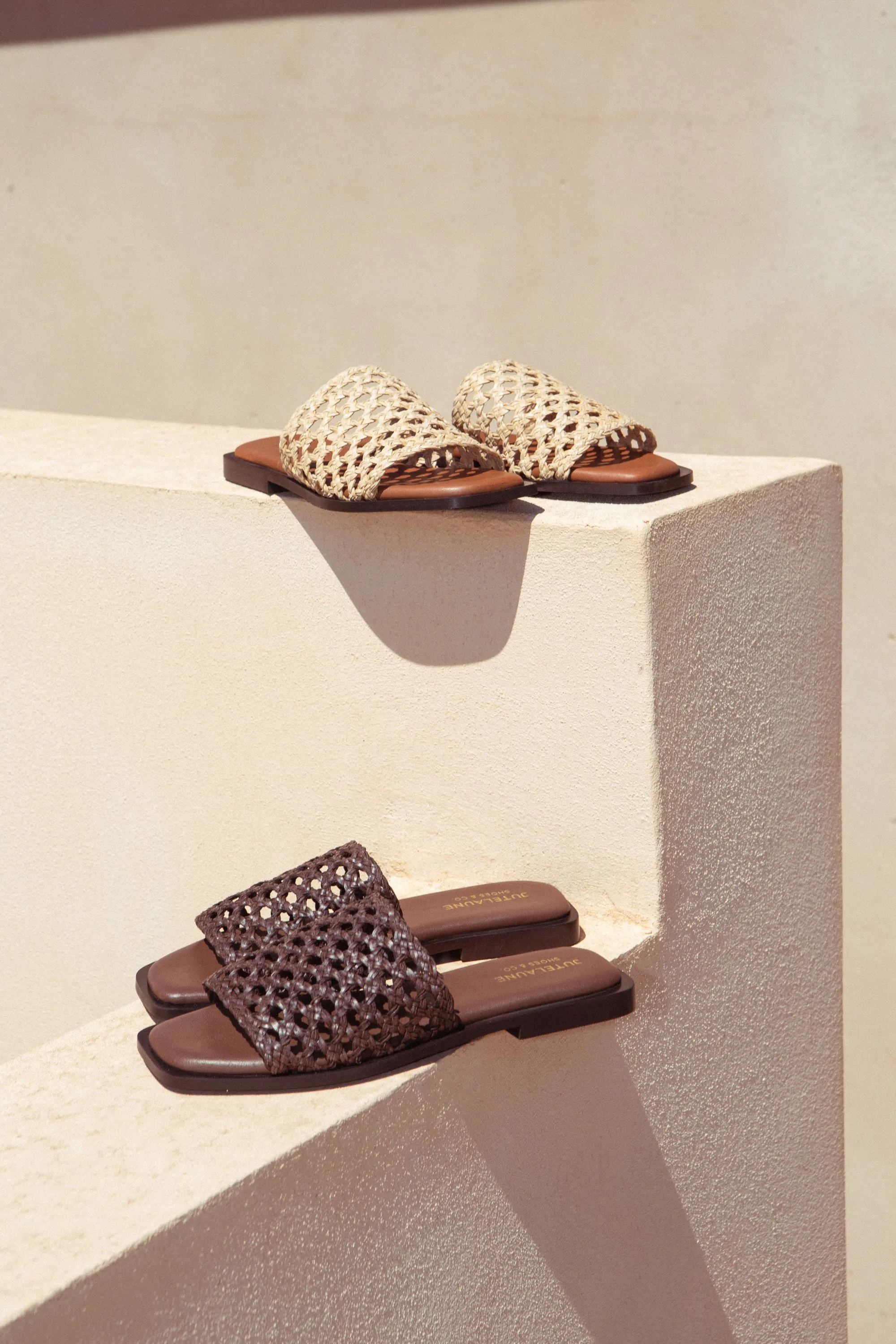 Erika Cream Braided Sandals