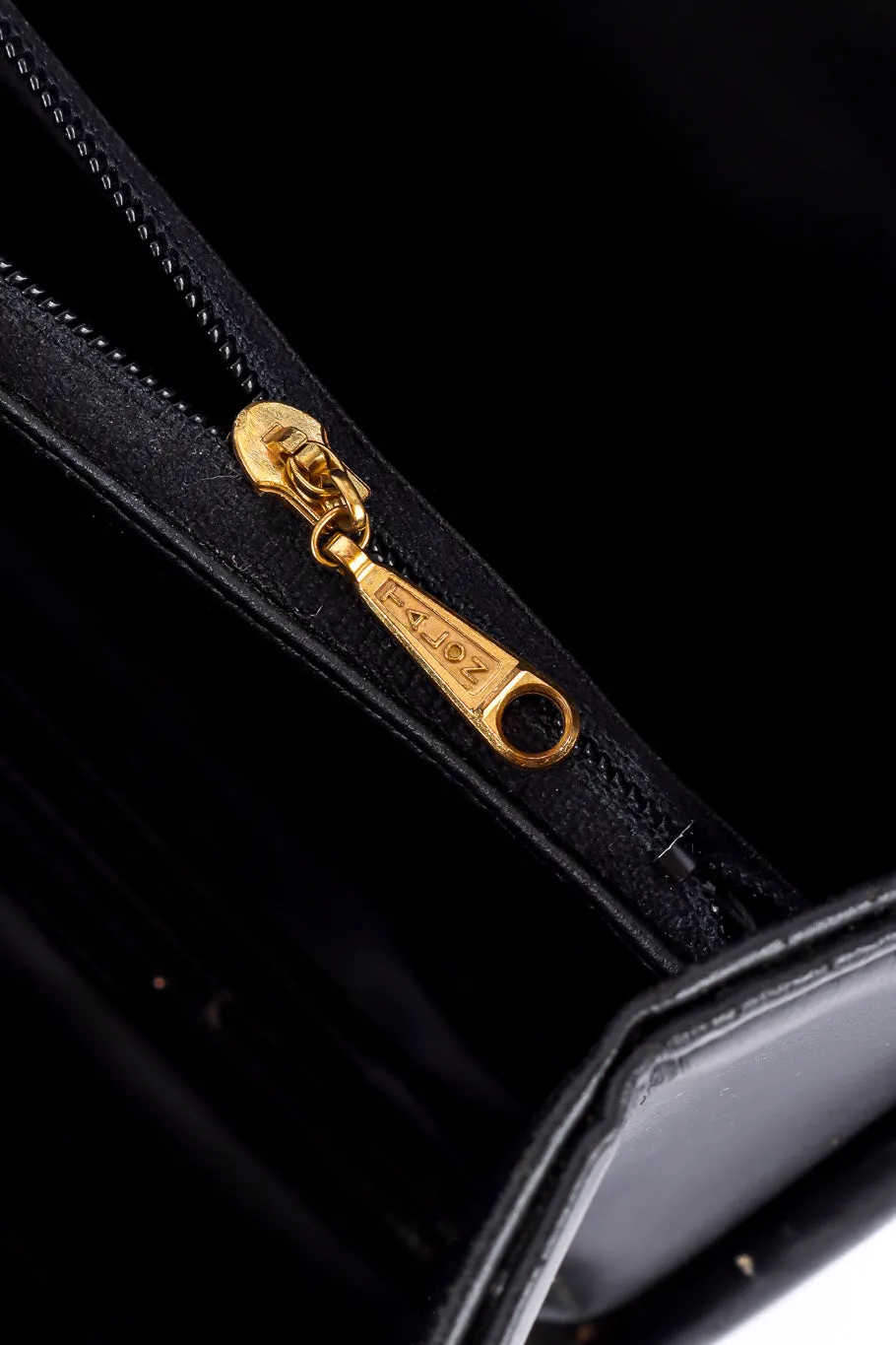 European Crest Leather Box Bag