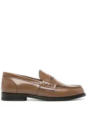 Fabiana Filippi slip-on leather loafers