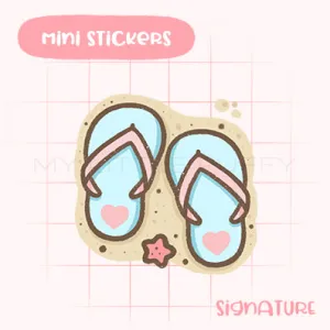 Flip Flops Planner Sticker