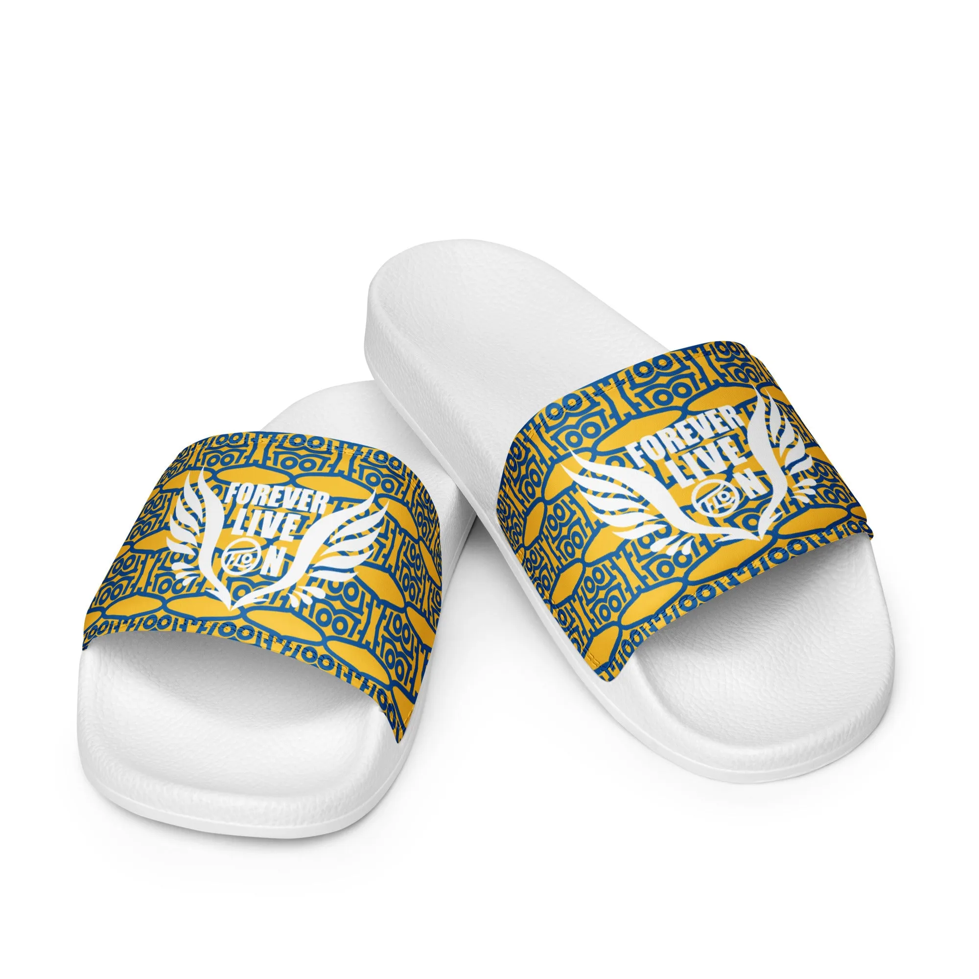 FLO Women's Flops (Yellow & Blue Edition)