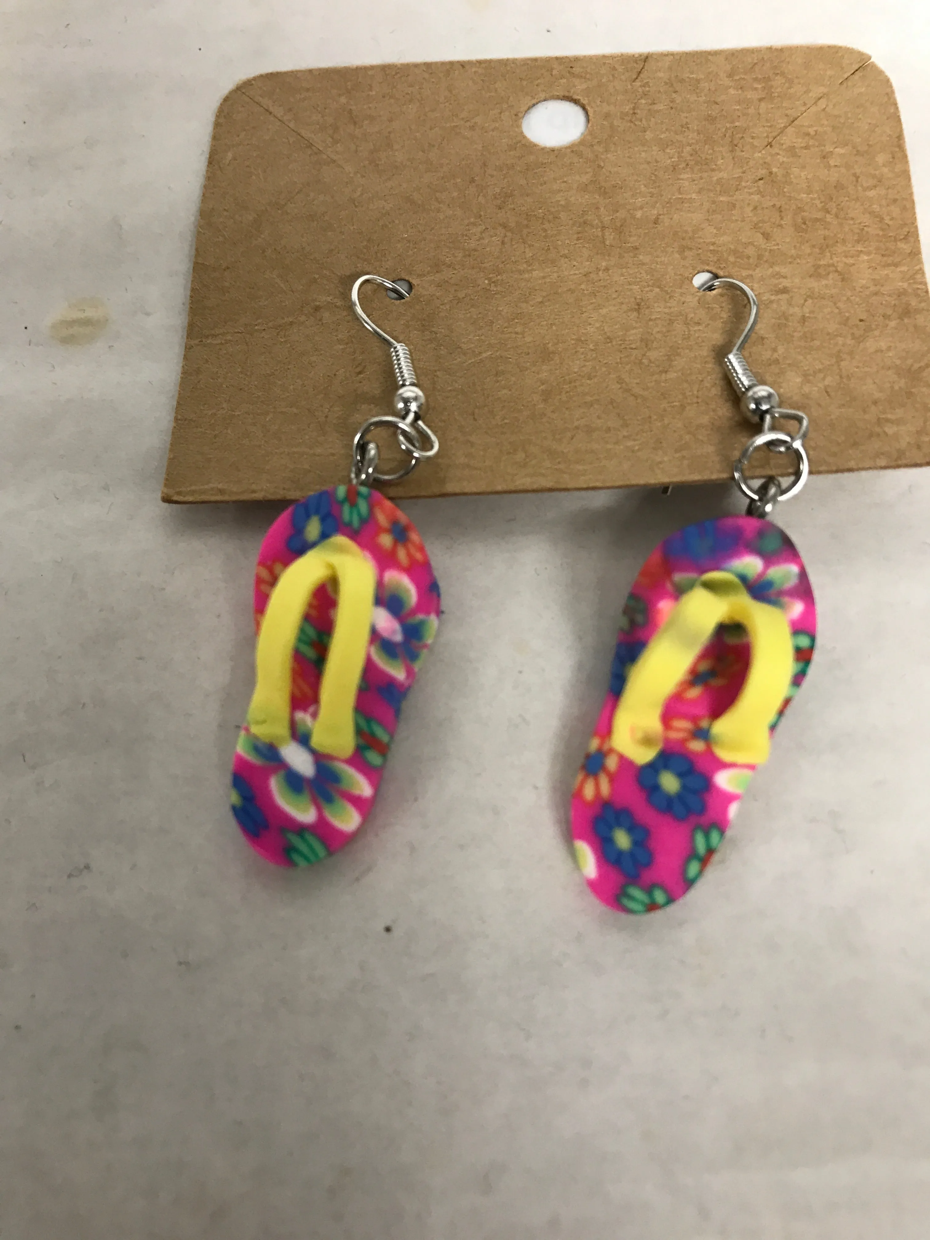 Flower Flip flop Earrings