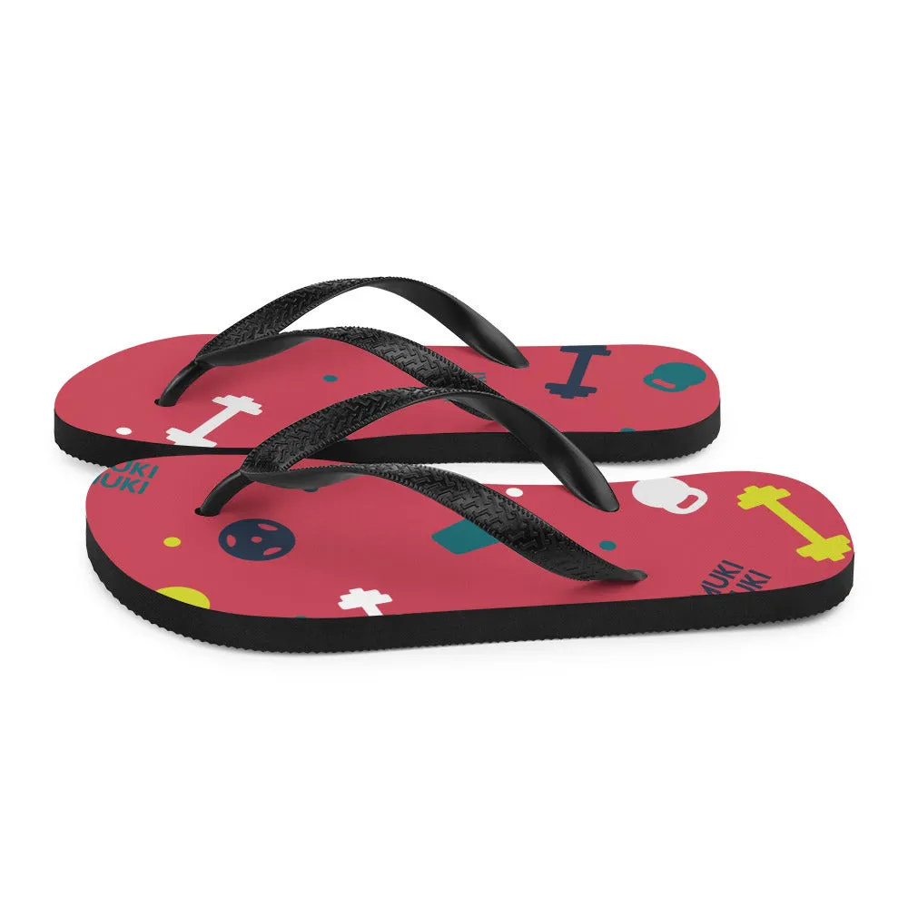 Flushed Gym Stuff Flip-Flops