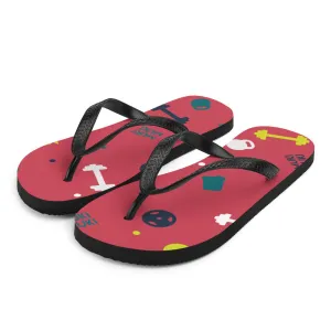 Flushed Gym Stuff Flip-Flops
