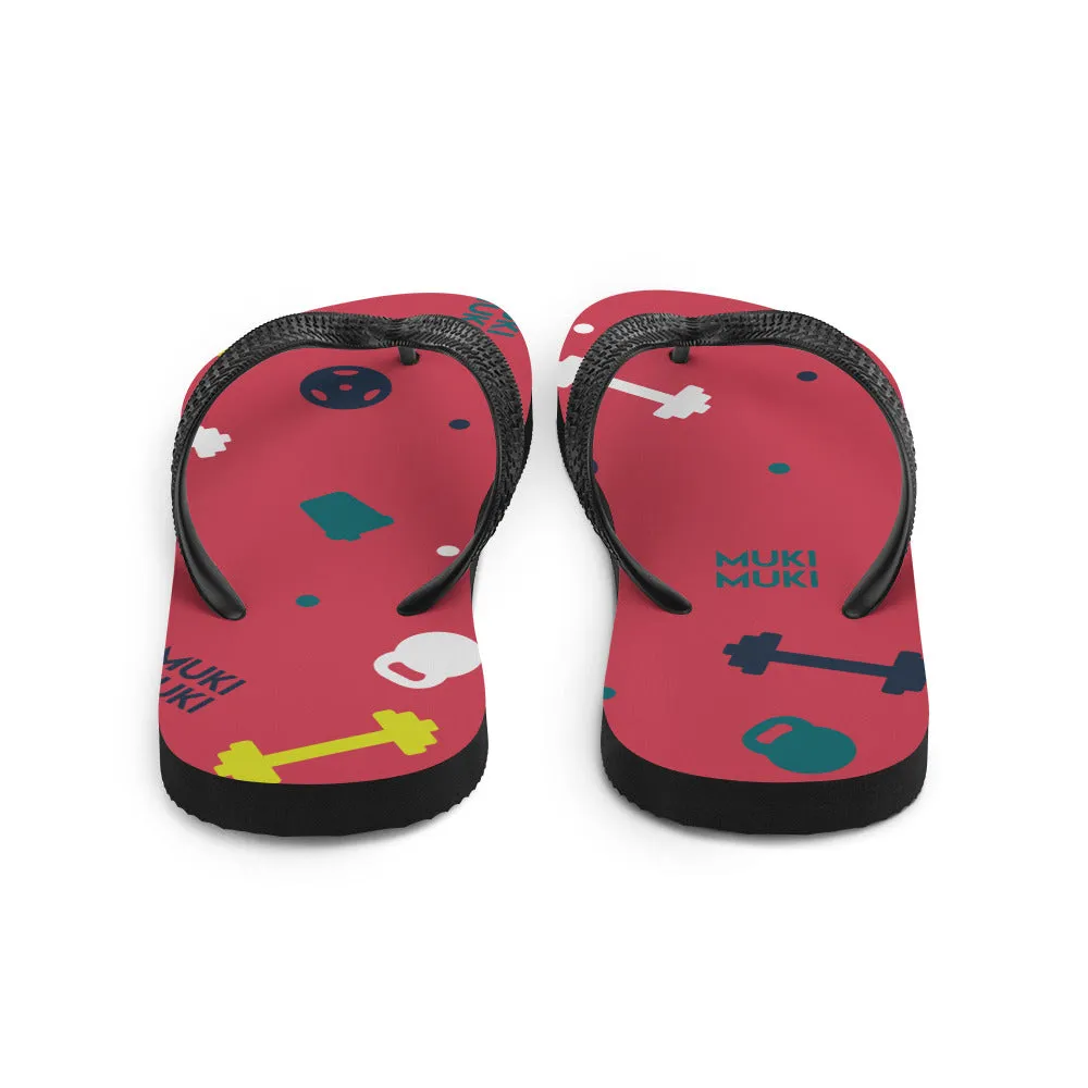 Flushed Gym Stuff Flip-Flops