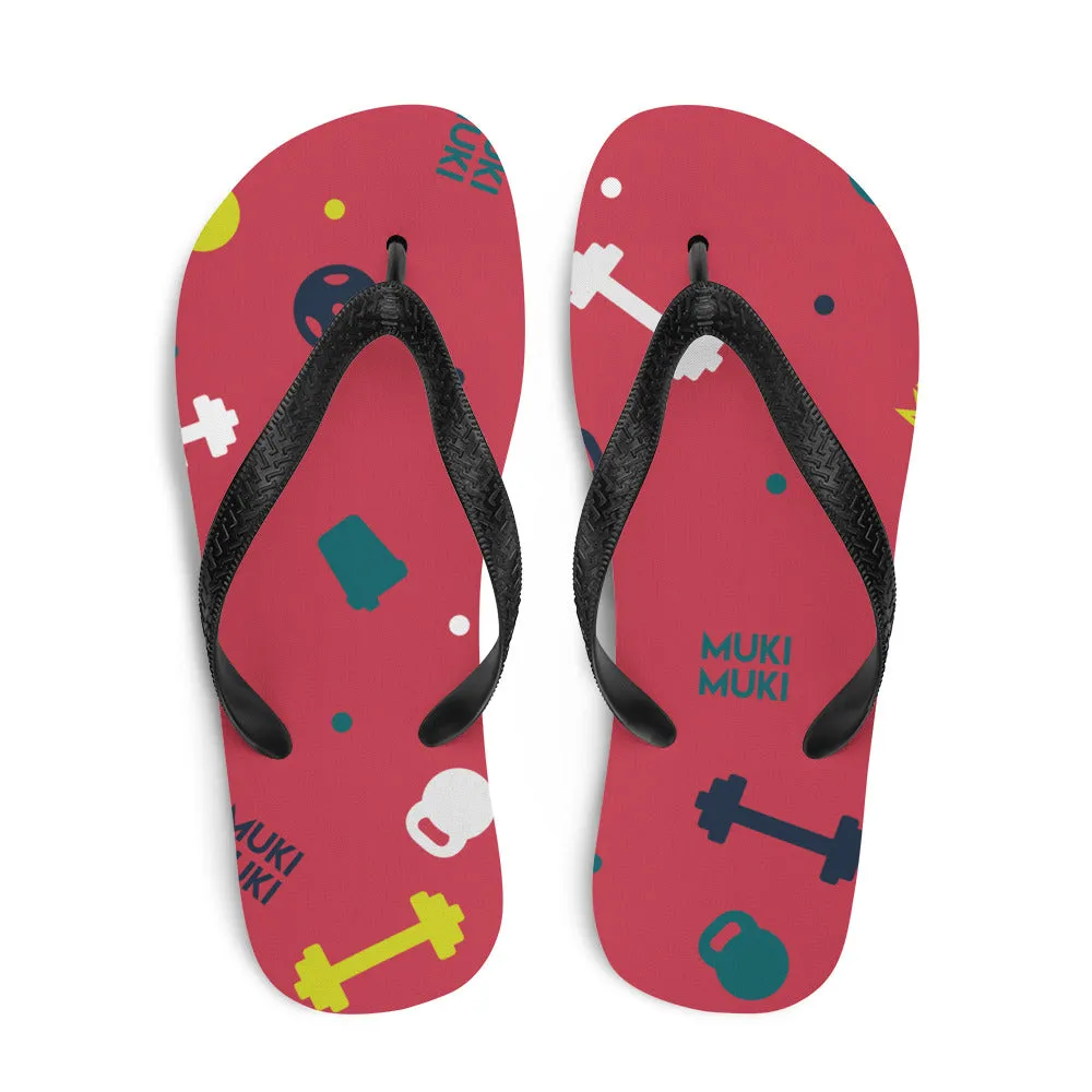 Flushed Gym Stuff Flip-Flops