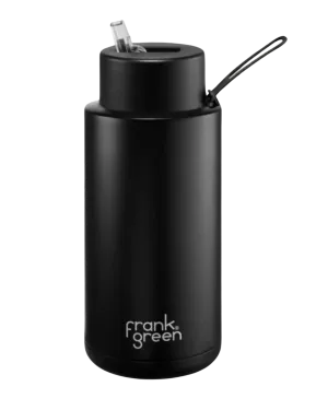 Frank Green 34Oz Reusable Bottle W/ Straw Lid - Midnight - 2024
