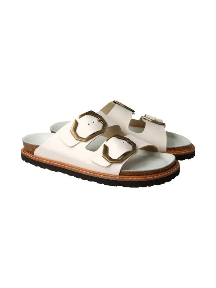 Galia White Sandals