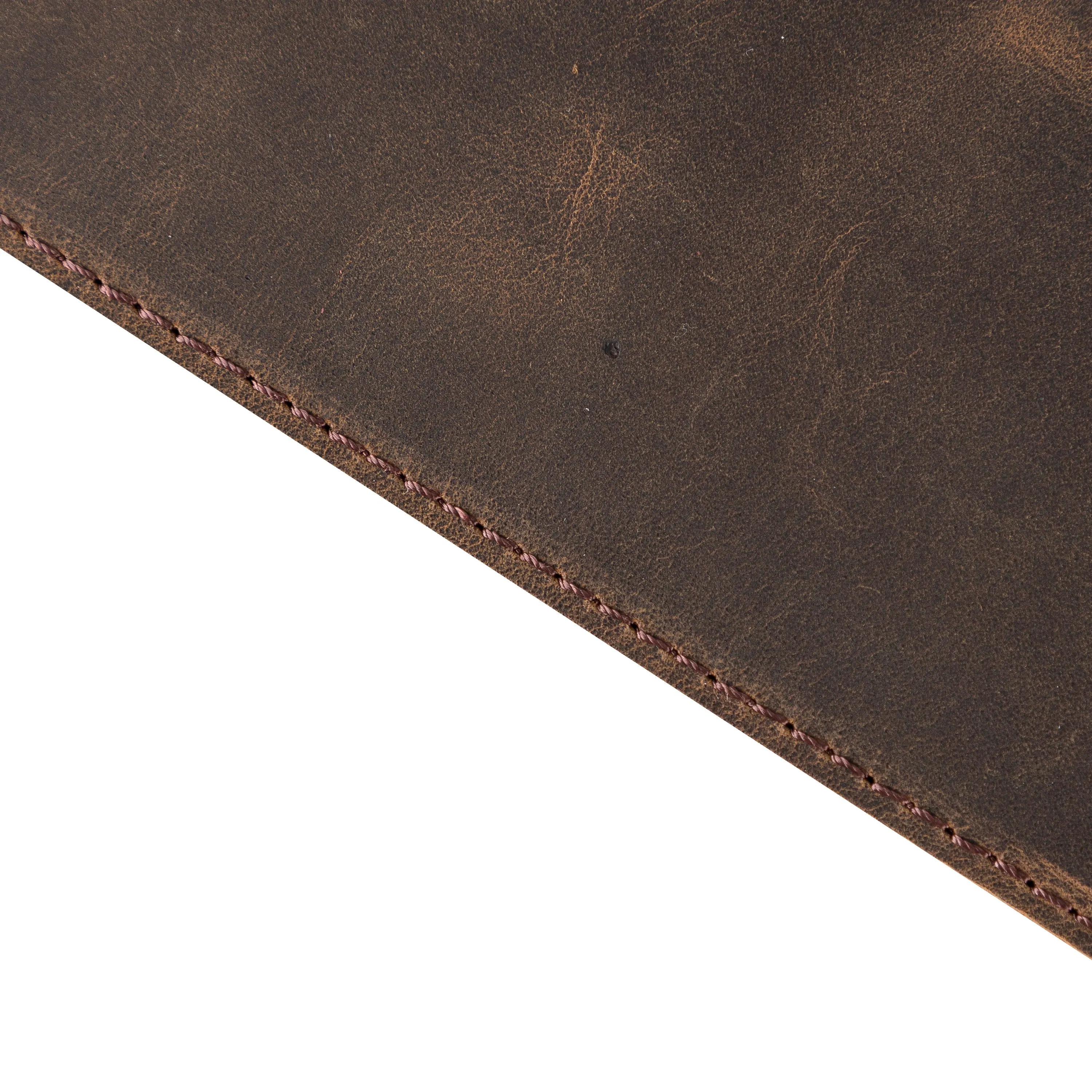 Genuine Dark Brown Leather Deskmat, Computer Pad, Office Desk Pad