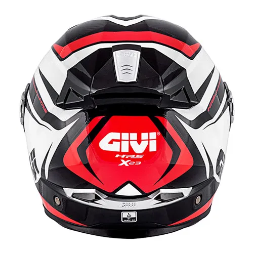 Givi HX23 Modular Flip Face Helmet - black/red - XXL only