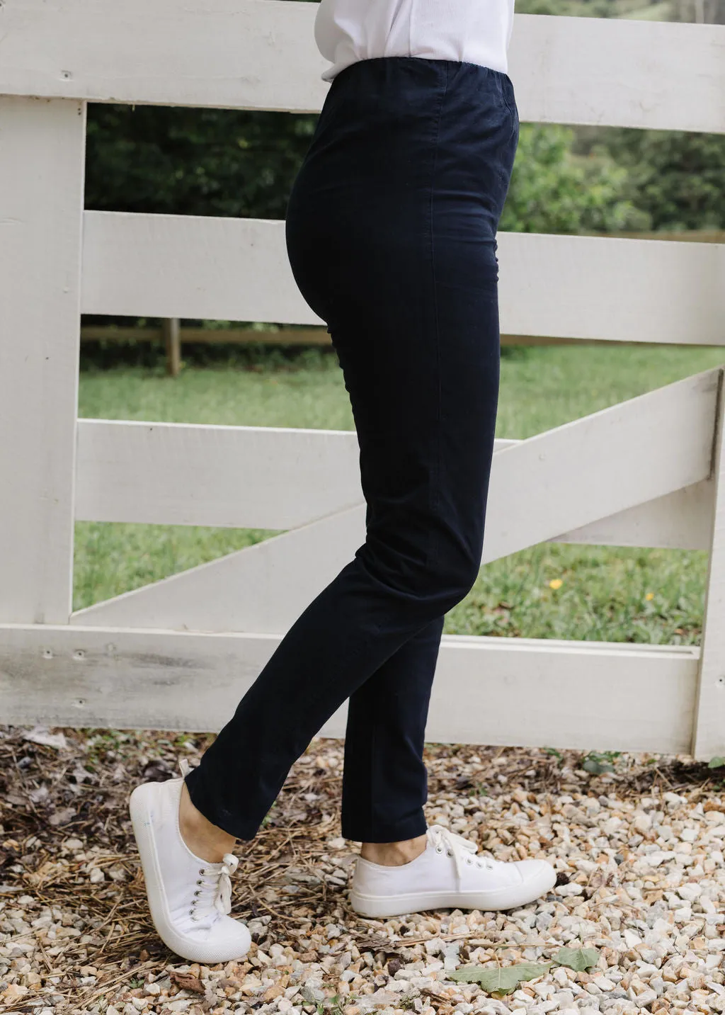Goondiwindi Cotton 97% Cotton 3% Spandex Elastic Waist Pant - 2 Colours