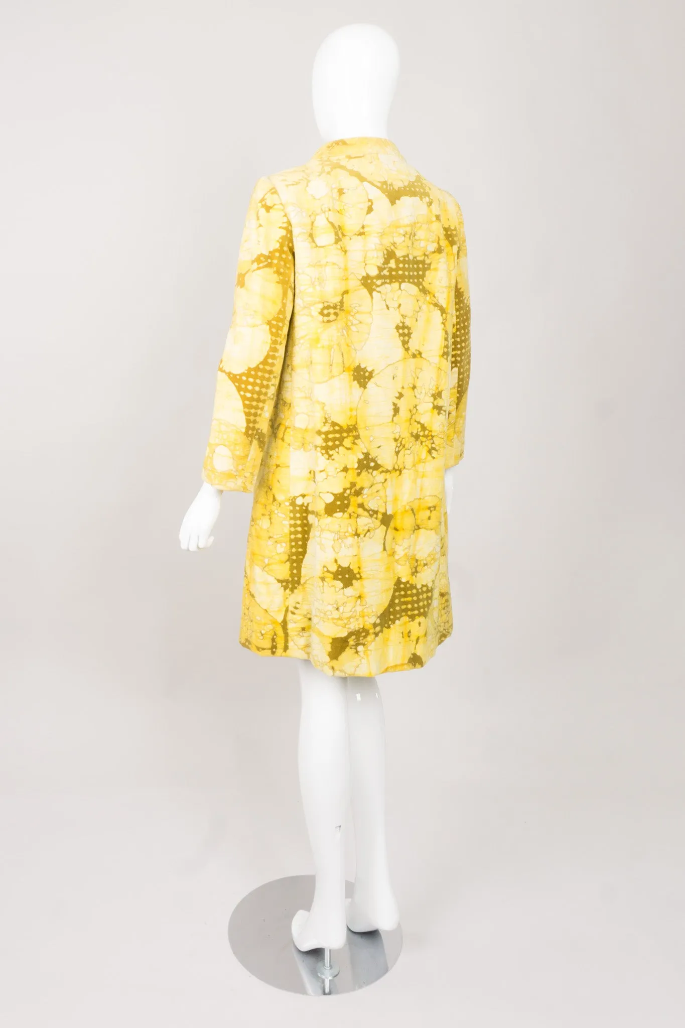 Graphic Velvet Coat
