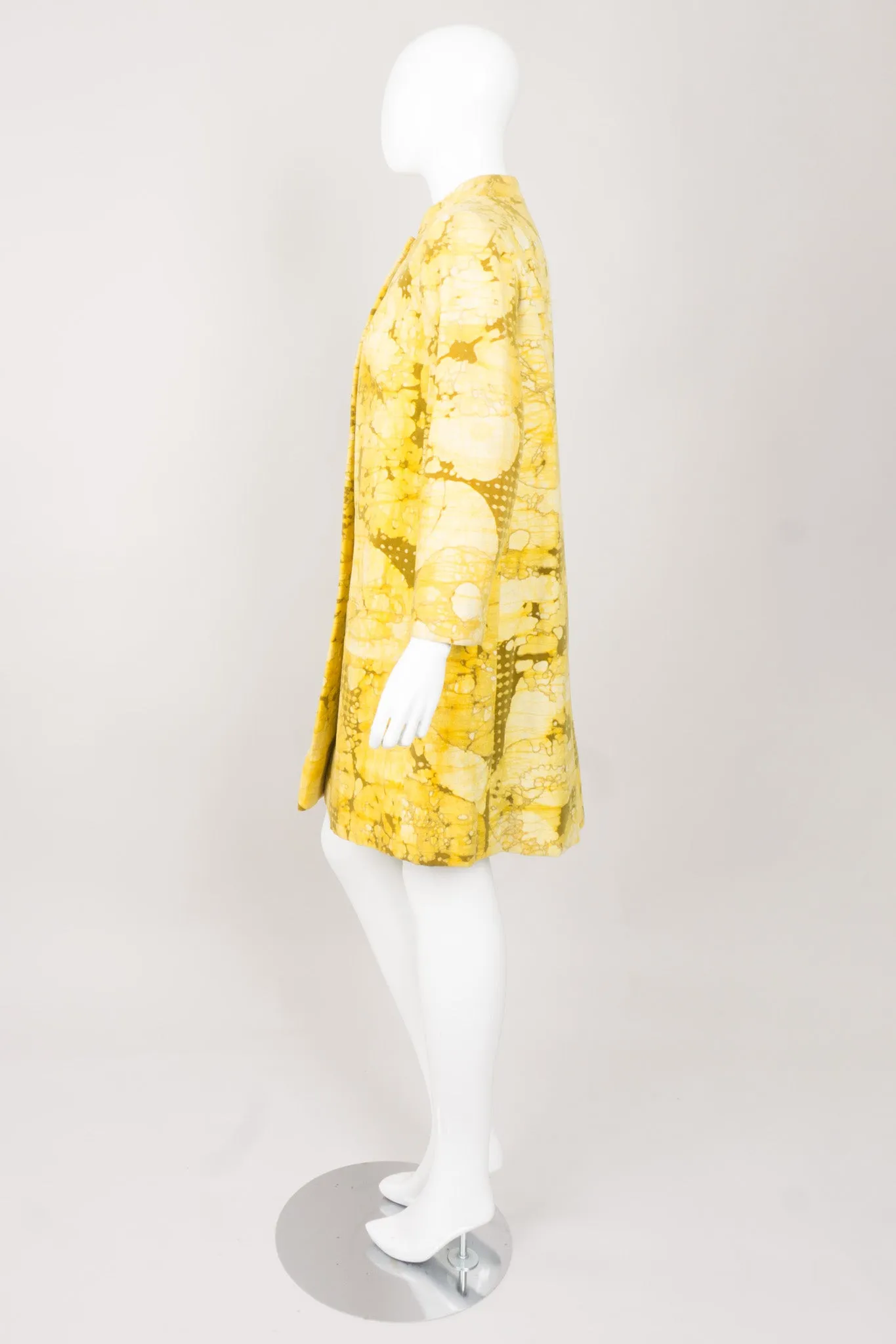 Graphic Velvet Coat