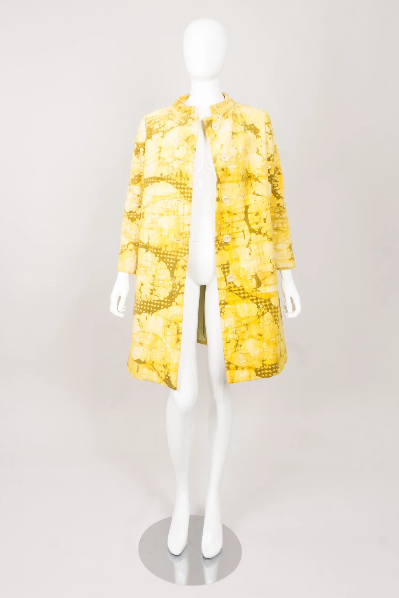 Graphic Velvet Coat