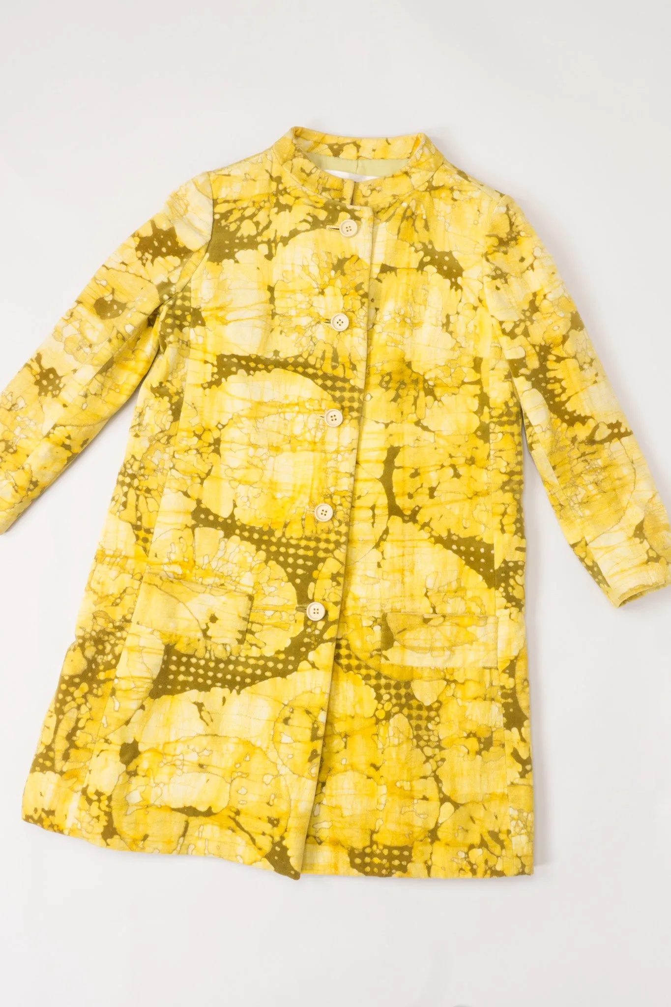 Graphic Velvet Coat