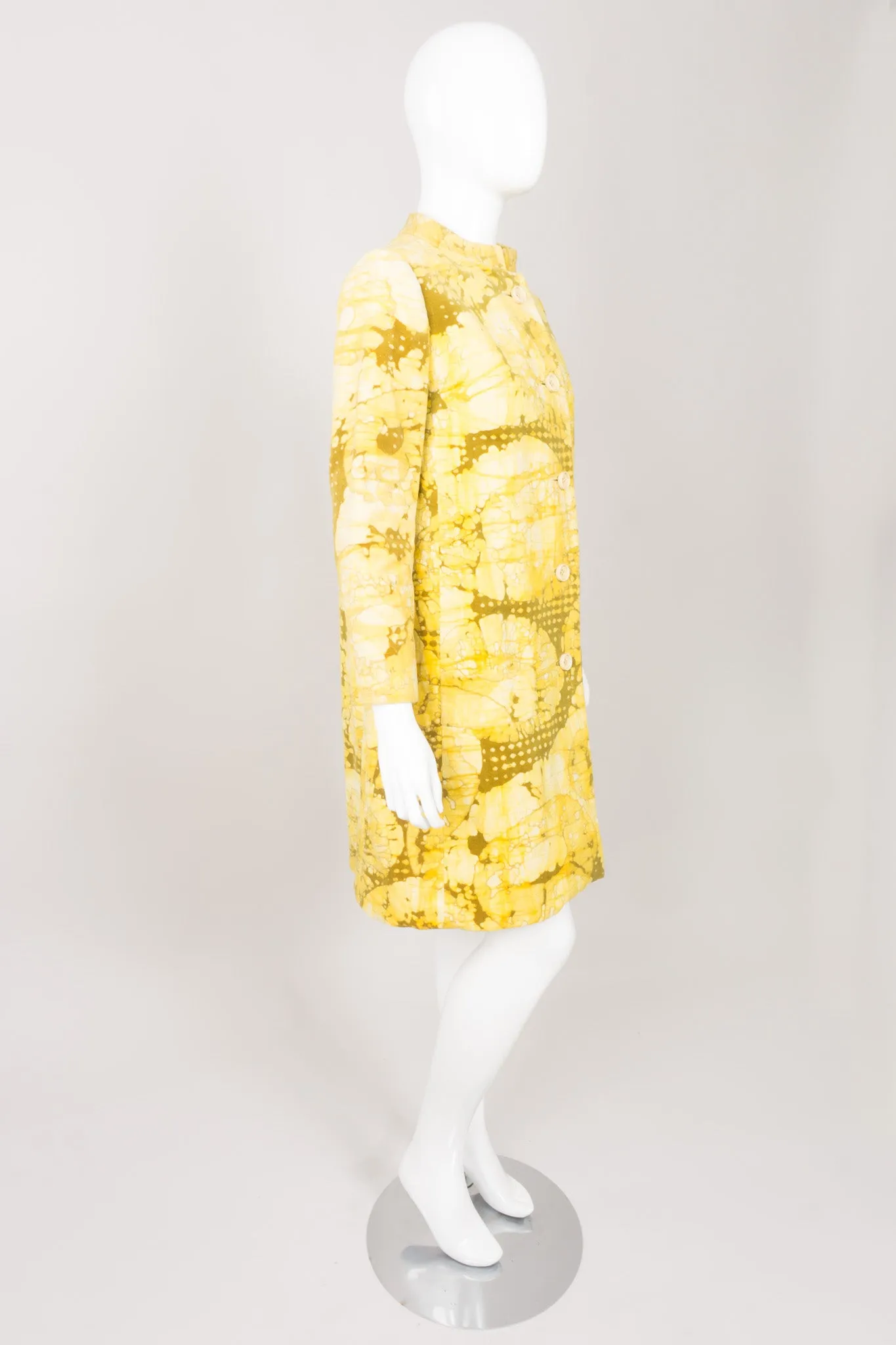 Graphic Velvet Coat